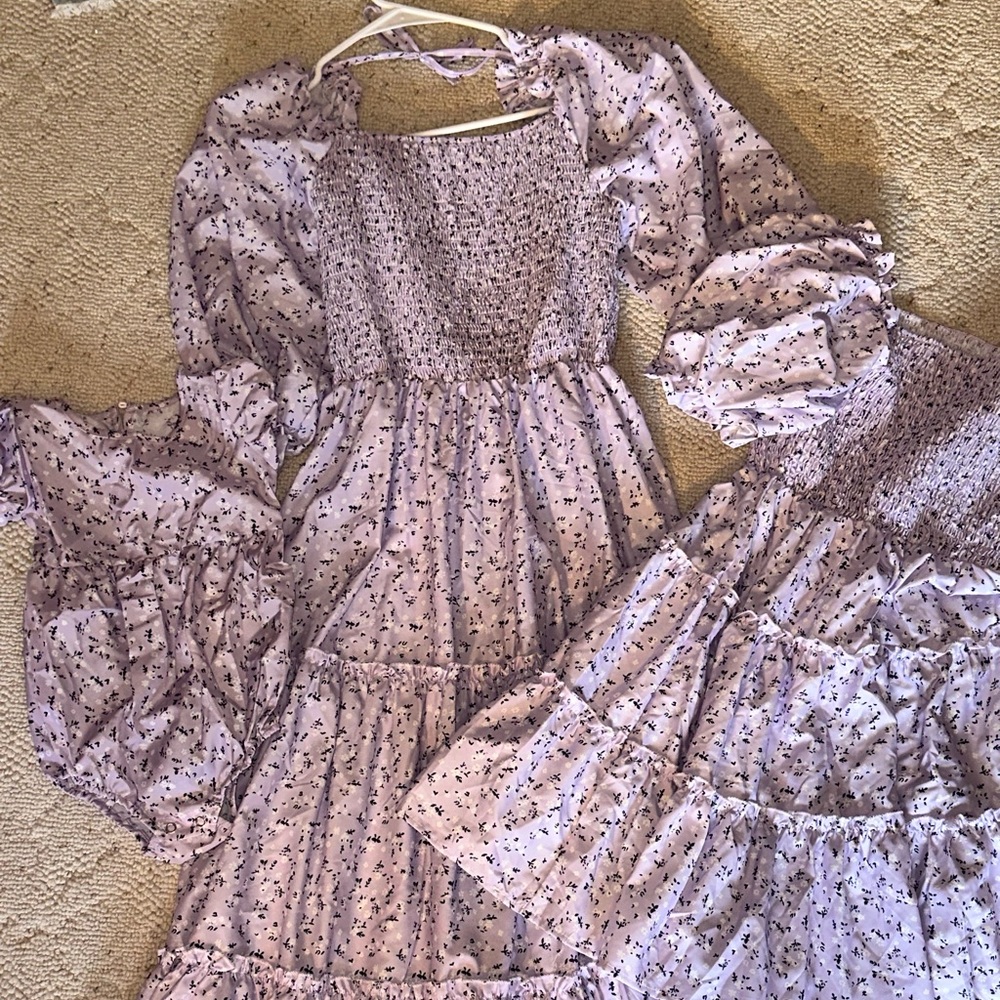 Mommy and me outfits. Never been worn.